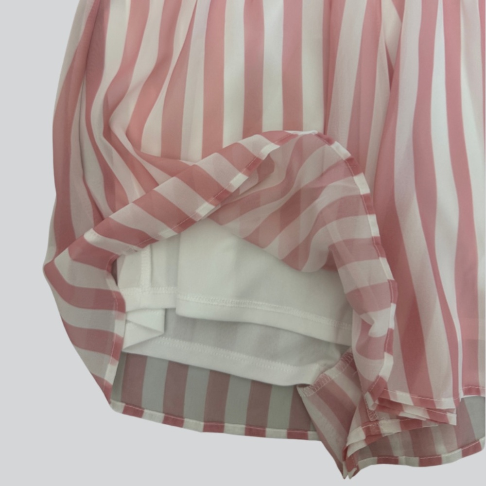 NWOT Pink Lily “Love for a Lifetime” Striped Romper - Picture 5 of 6